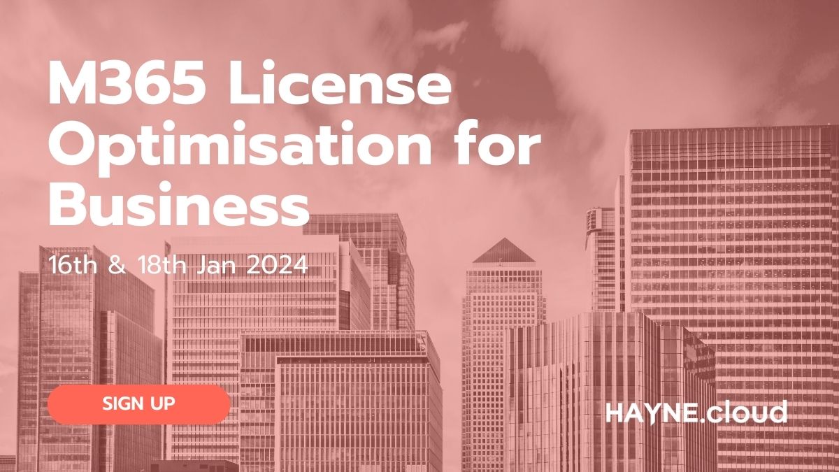 M365 License Optimisation for Business