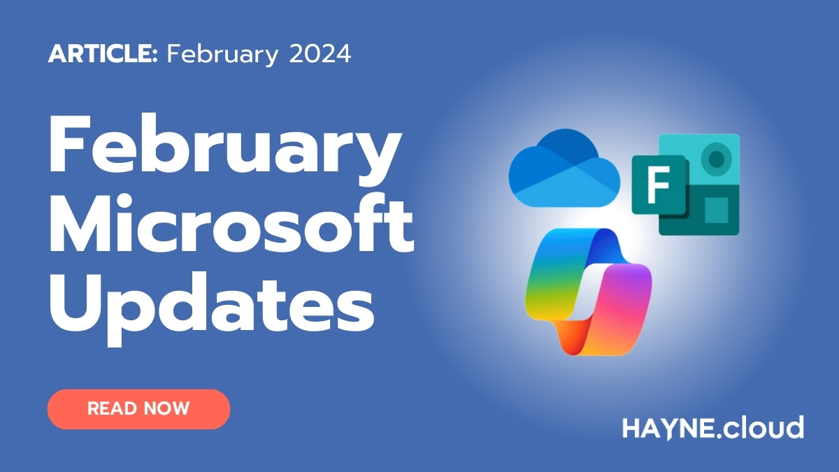 February Microsoft Updates