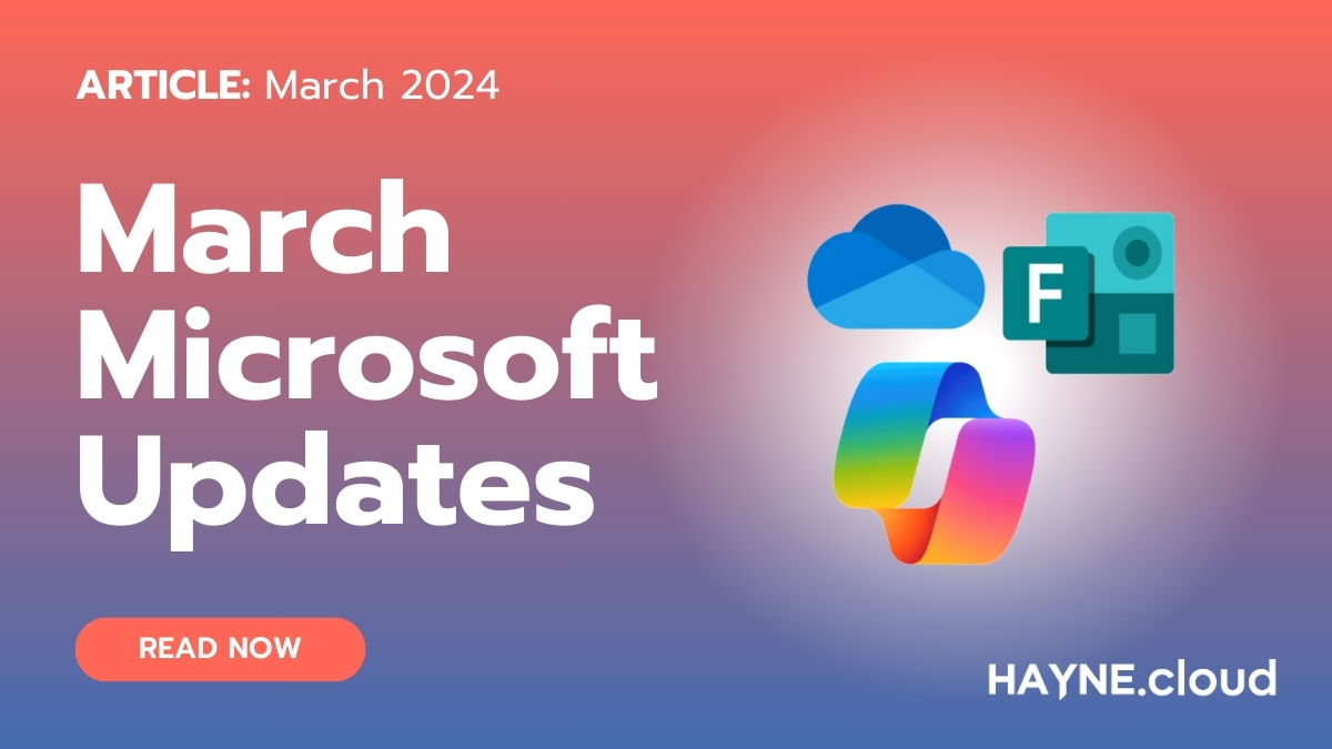 March Microsoft Updates