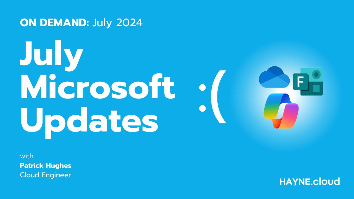 July Microsoft Updates