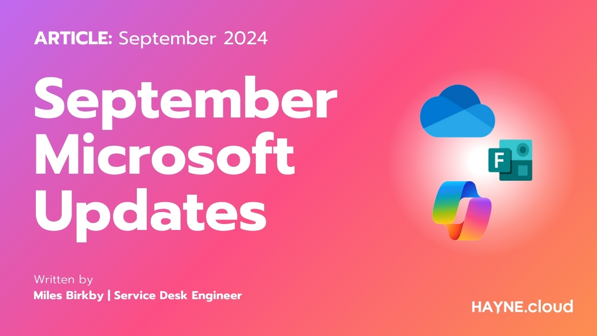 September Microsoft Updates