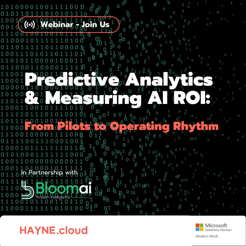 Predictive Analytics & Measuring AI ROI: From Pilots to Operating Rhythm